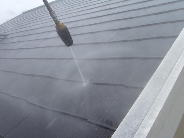 刈谷市　Jアパート　B棟　外壁塗装　屋根塗装　シリコンコース高圧洗浄150キロ屋根
