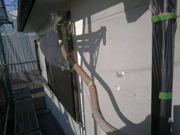 東海市 W様邸 屋根・外壁塗装RSｺﾞｰﾙﾄﾞSi・ RSﾀﾞｲﾔﾓﾝﾄﾞｺｰｽ下塗り完了