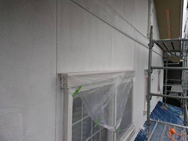 岡崎市 F様邸 屋根・外壁RSｼﾙﾊﾞｰｸﾞﾛｽﾏｯﾄ下塗り完了