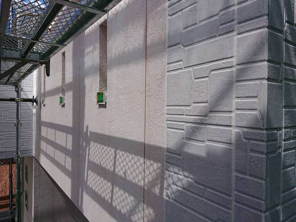 岡崎市 Ｙ様邸 外壁塗装RSｺﾞｰﾙﾄﾞSi・ RSﾀﾞｲﾔﾓﾝﾄﾞｺｰｽ下塗り完了
