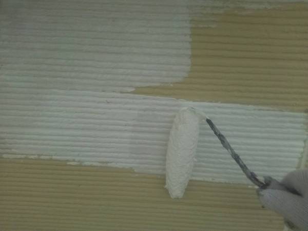 蒲郡市 Y様邸 屋根・外壁ﾌｯｿｺｰｽ　外壁塗装　RSｻｰﾌ塗装中