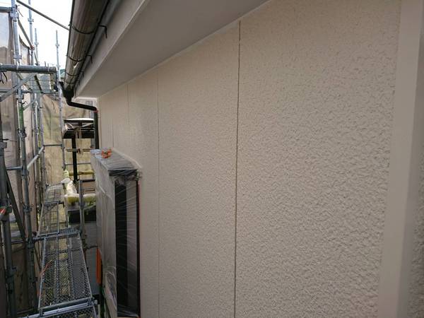 名古屋市 K様邸 外壁塗装RSｺﾞｰﾙﾄﾞSi・ RSｺﾞｰﾙﾄﾞﾀﾞｲﾔﾓﾝﾄﾞｺｰｽ中塗り完了