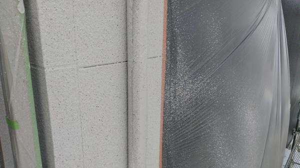 西尾市 Ｍ様邸 外壁RSダイヤモンド・フッソコース上塗り完了