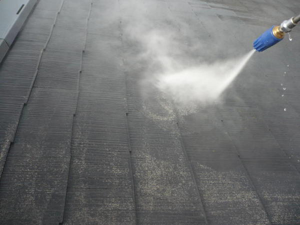 西尾市 Ｊアパート F棟 外壁塗装 屋根塗装 シリコンコース屋根高圧洗浄