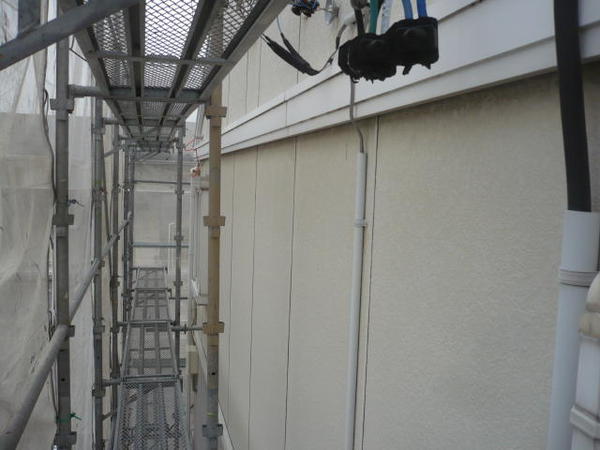 西尾市 Ｊアパート I棟 外壁塗装 屋根塗装 シリコンコース施工前壁2