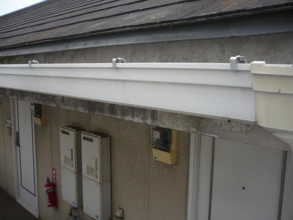 西尾市 Ｊアパート I棟 外壁塗装 屋根塗装 シリコンコース付帯施工前