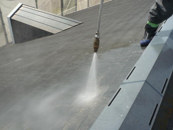 西尾市 Ｊアパート K棟 外壁塗装 屋根塗装 シリコンコース屋根高圧洗浄150キロ