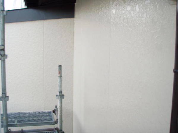 豊田市　K様邸　戸建　外壁塗装　屋根塗装　シリコンコース外壁上塗り塗装完了