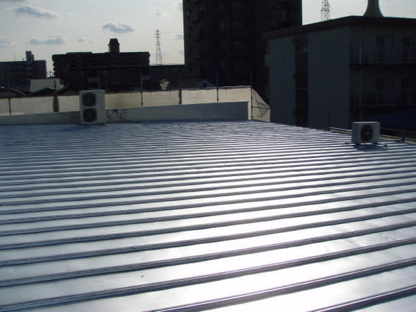 岡崎市 K社様 事務所棟屋根塗装 外壁塗装 シリコンコース屋根完了