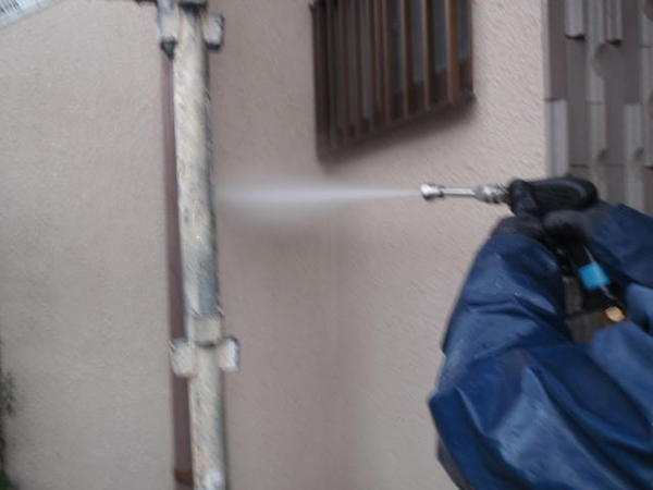 豊明市　Ｉ様邸　戸建　外壁塗装　フッソコース高圧洗浄150キロ洗浄