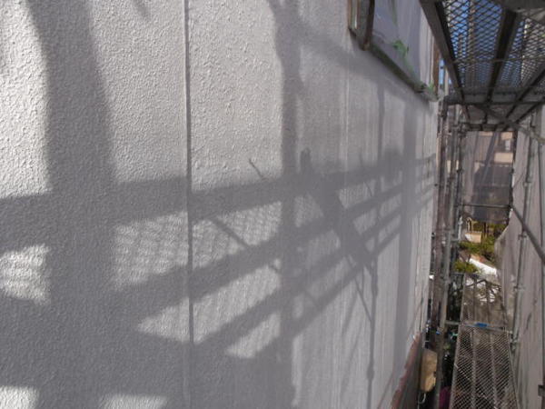 豊明市　Ｉ様邸　戸建　外壁塗装　フッソコース下塗り完了