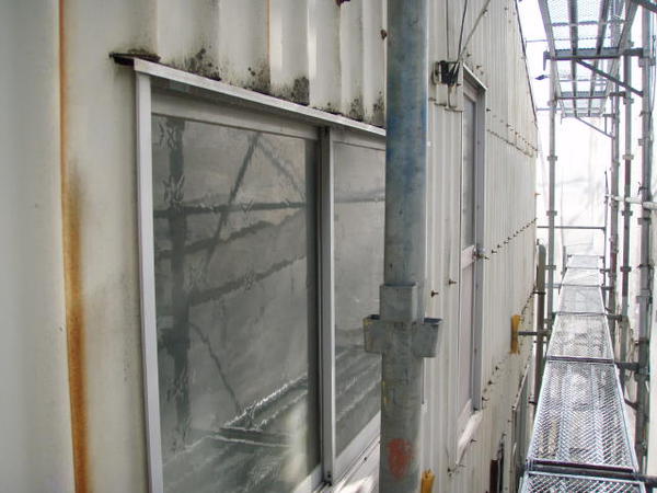 岡崎市　Ｋ社様　外壁塗装　屋根塗装　シリコンコース外壁施工前1
