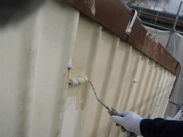 岡崎市　Ｋ社様　外壁塗装　屋根塗装　シリコンコース外壁シーラ塗装