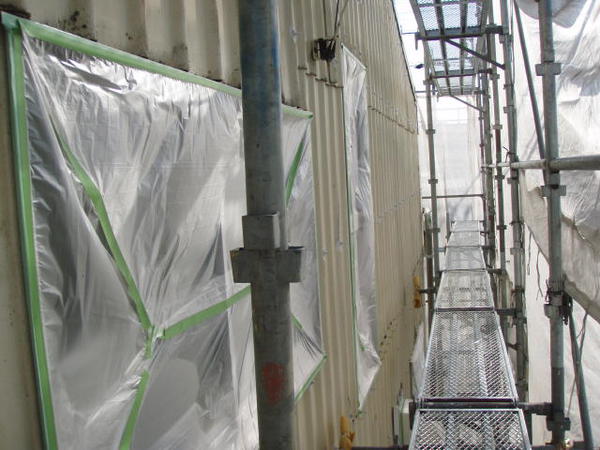 岡崎市　Ｋ社様　外壁塗装　屋根塗装　シリコンコース外壁シーラ完了2