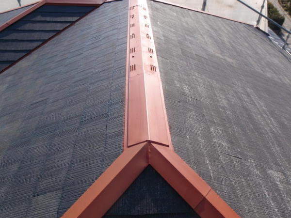 高浜市　M様邸　戸建　外壁塗装　屋根塗装　シリコンコース屋根下塗り完了