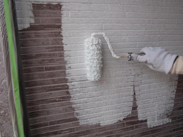 豊田市　O様邸　戸建　屋根塗装　外壁塗装　遮熱断熱コース下塗り１回目