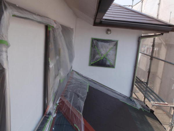 豊田市　O様邸　戸建　屋根塗装　外壁塗装　遮熱断熱コース下塗り１回目完了2