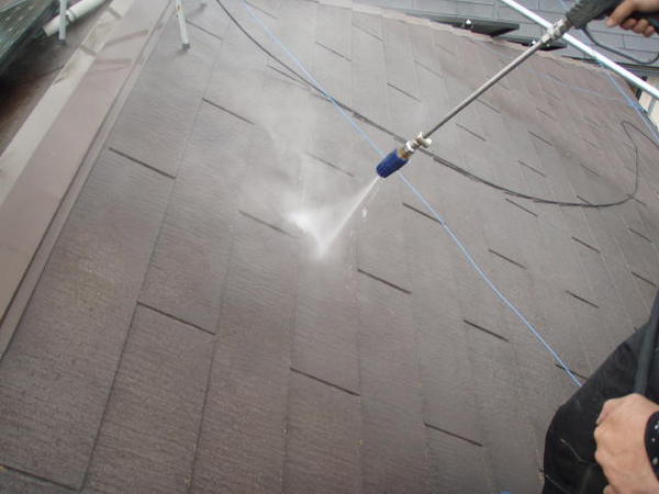 豊田市　A様邸　戸建　屋根塗装　シリコンコース　高圧洗浄150.キロ