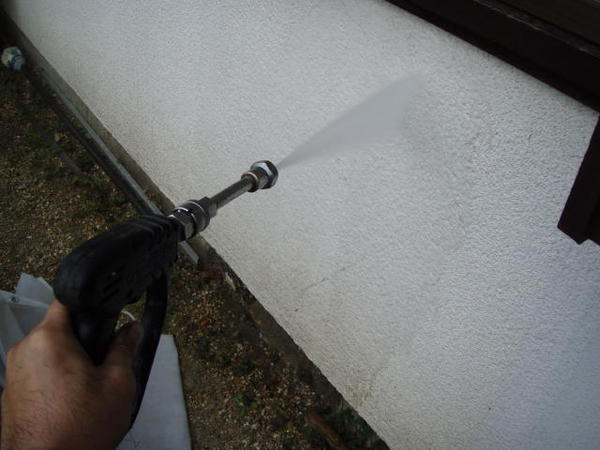 西尾市　Ｗ様邸　外壁塗装工事　シリコンコース高圧洗浄150キロ