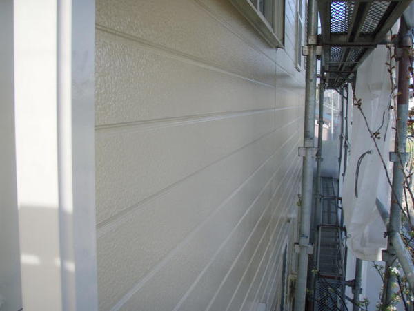 安城市 M様邸 外壁塗装 屋根塗装 無機コース　上塗り完了1