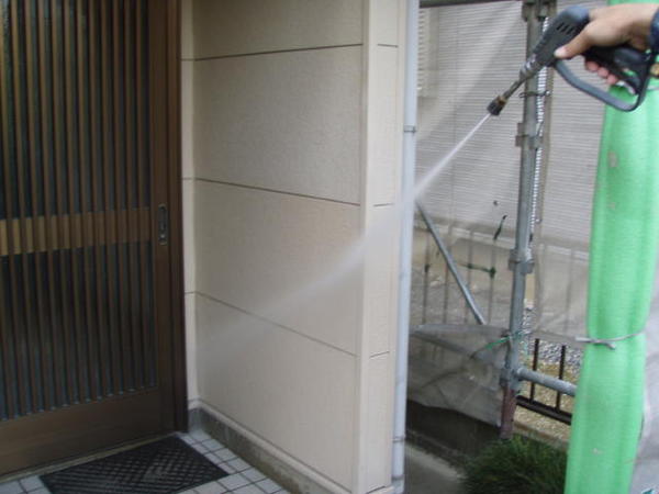 安城市　O様邸　戸建　外壁塗装　屋根塗装　シリコンコース高圧洗浄150キロ外壁
