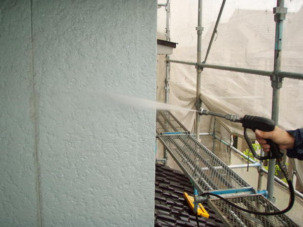 西尾市　Ｎ様邸　戸建　外壁塗装　シリコンコース高圧洗浄150キロ洗浄