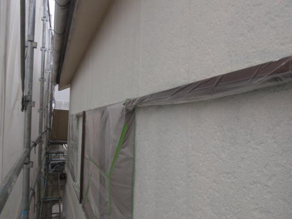 西尾市　Ｎ様邸　戸建　外壁塗装　シリコンコース下塗り完了1
