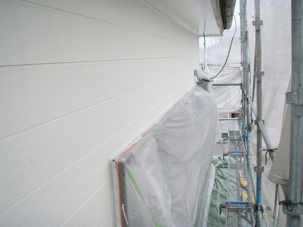 豊田市　Ｍ様邸　戸建　外壁塗装　シリコンコース下塗り完了2