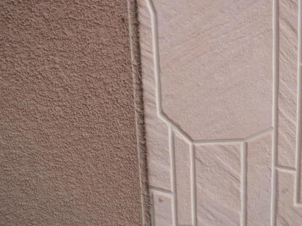 安城市　D様邸　戸建　外壁塗装　シリコン+多彩模様塗装シーリング施工前