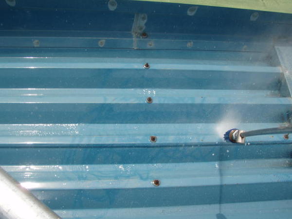 安城市 Ｓハイツ アパート 屋根・外壁塗装 ｼﾘｺﾝｺｰｽ高圧洗浄150キロ屋根