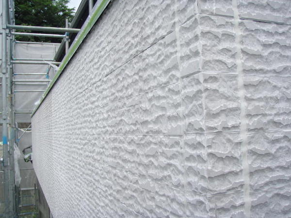豊田市　Ｉ様邸　戸建　外壁塗装　シリコンコース下塗り完了