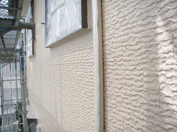 豊田市　Ｉ様邸　戸建　外壁塗装　シリコンコース中塗り2