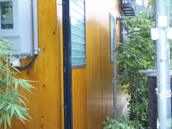 豊田市　Ｍ様邸　戸建　外壁塗装　木部塗装　ランバーガード上塗り完了2