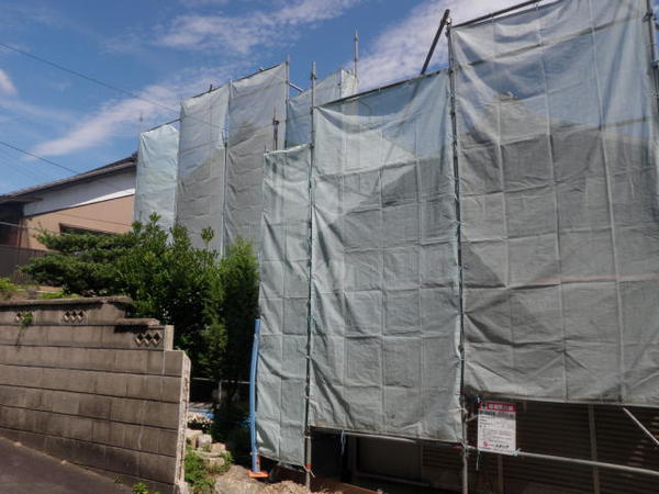 豊田市　H様邸　戸建　外壁塗装　シリコンコース施工前1