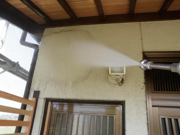 知立市　Ｋ様　戸建　外壁塗装　シリコンコース高圧洗浄150キロ外壁