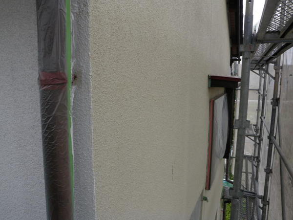 知立市　Ｋ様　戸建　外壁塗装　シリコンコースシーラー塗装完了
