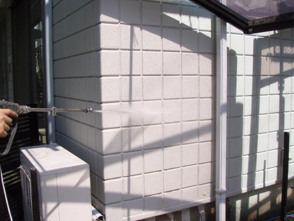 安城市　Ｍ様邸　戸建　外壁塗装　防水ﾄｯﾌﾟ　シリコンコース高圧洗浄150キロ