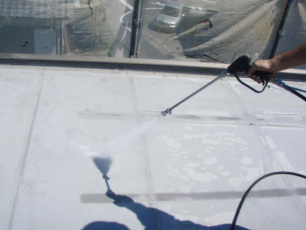 安城市　Ｍ様邸　戸建　外壁塗装　防水ﾄｯﾌﾟ　シリコンコース高圧洗浄150キロ
