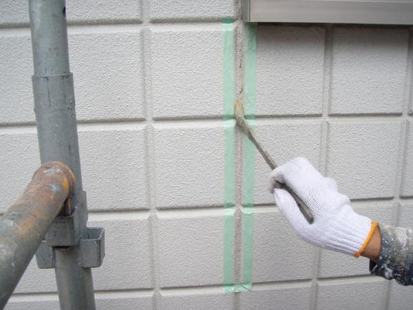 安城市　Ｍ様邸　戸建　外壁塗装　防水ﾄｯﾌﾟ　シリコンコースシーリング工事