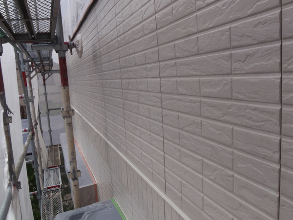 刈谷市　Ｔ様邸　戸建　外壁塗装　フッソコース下塗り完了