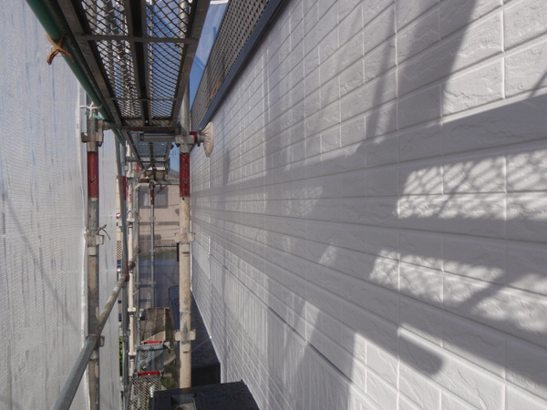 刈谷市　Ｔ様邸　戸建　外壁塗装　フッソコース上塗り完了