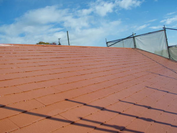 豊田市 J様邸 外壁塗装 屋根塗装 遮熱断熱コース上塗り完了1