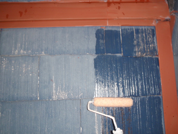 名古屋市 Ａ様邸 戸建 外壁塗装 屋根塗装 無機・フッソコース屋根シーラー塗装