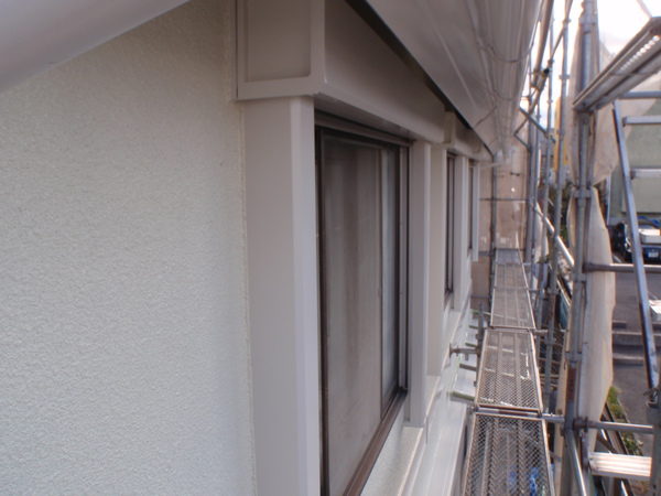 名古屋市 Ａ様邸 戸建 外壁塗装 屋根塗装 無機・フッソコース上塗り外壁完了