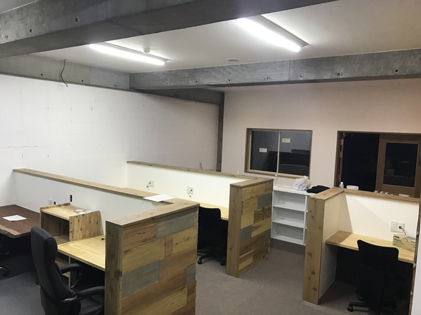 新事務所5　事務所スペース完了